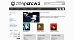Desktop Screenshot of deepcrowd.com