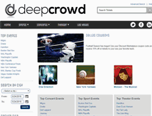Tablet Screenshot of deepcrowd.com